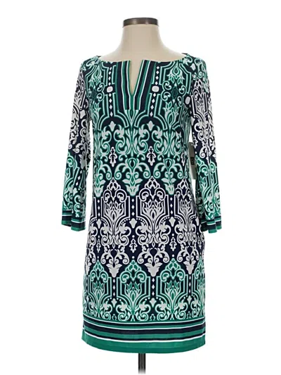 Pre-owned Laundry By Design Casual Dress In Teal