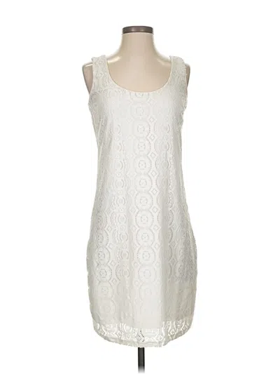 Pre-owned Laundry By Design Casual Dress In White