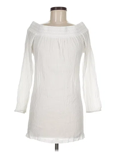 Pre-owned Laundry By Design Casual Dress In White