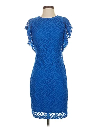 Pre-owned Laundry By Design Cocktail Dress In Blue