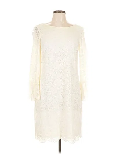 Pre-owned Laundry By Design Cocktail Dress In Ivory