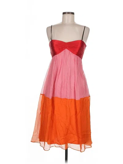 Pre-owned Laundry By Design Cocktail Dress In Orange