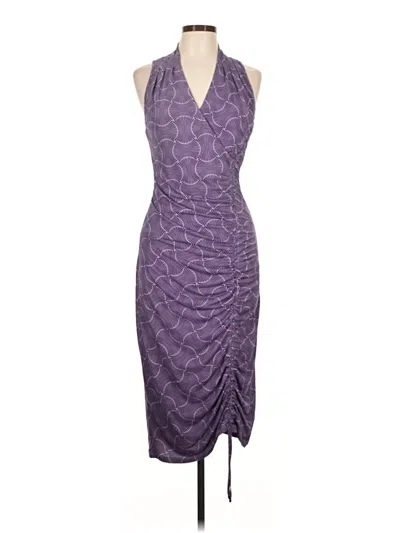 Pre-owned Laundry By Design Cocktail Dress In Purple