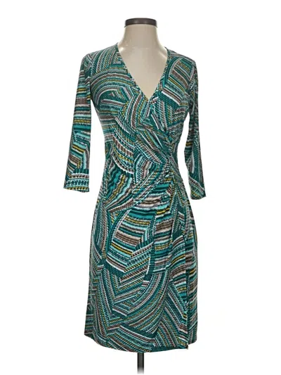 Pre-owned Laundry By Design Cocktail Dress In Teal