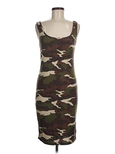 Pre-owned Laundry By Design Sleeveless Top Brown Scoop Neck Tops