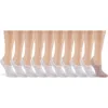 Laundry By Shelli Segal 10-pack Marled Liner Socks In White