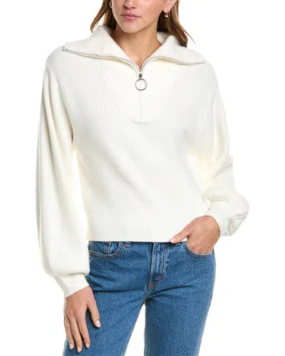 Laundry By Shelli Segal 1/2-zip Sweater In White