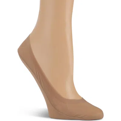 Laundry By Shelli Segal 5-pack Laser Cut Liner Socks In Brown