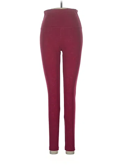 Pre-owned Laundry By Shelli Segal Active Pants In Burgundy
