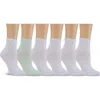 Laundry By Shelli Segal Assorted 6-pack Embroidered Ankle Socks