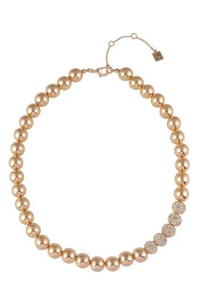 Laundry By Shelli Segal Beaded Necklace In Gold