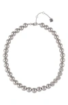 Laundry By Shelli Segal Beaded Necklace In Metallic