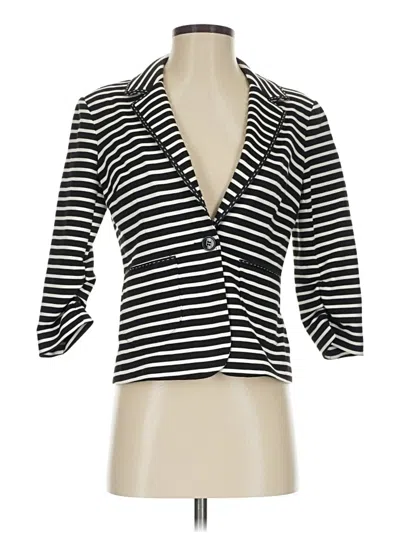 Pre-owned Laundry By Shelli Segal Blazer Jacket In Black