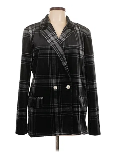 Pre-owned Laundry By Shelli Segal Blazer Jacket In Black