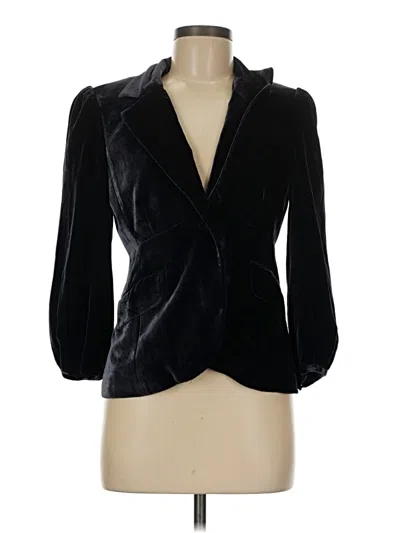 Pre-owned Laundry By Shelli Segal Blazer Jacket In Black