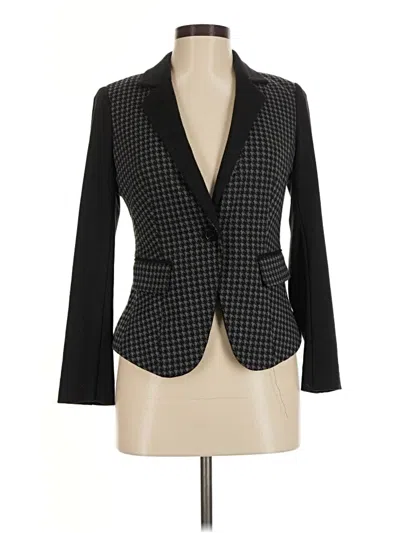 Pre-owned Laundry By Shelli Segal Blazer Jacket In Black
