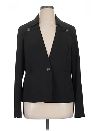 Pre-owned Laundry By Shelli Segal Blazer Jacket In Black