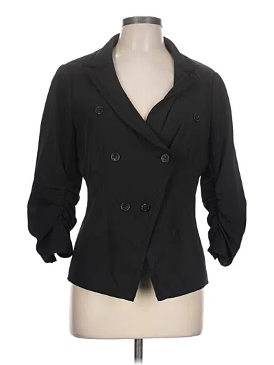 Pre-owned Laundry By Shelli Segal Blazer Jacket In Black
