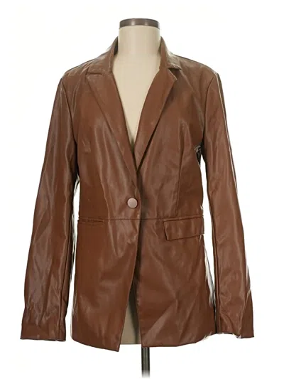 Pre-owned Laundry By Shelli Segal Blazer Jacket In Brown