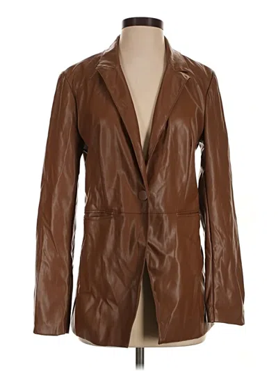 Pre-owned Laundry By Shelli Segal Blazer Jacket In Brown