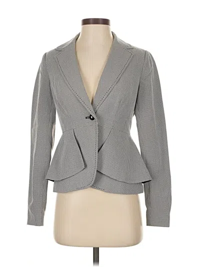 Pre-owned Laundry By Shelli Segal Blazer Jacket In Gray