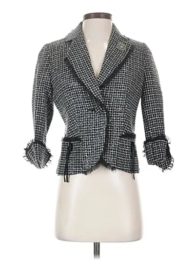 Pre-owned Laundry By Shelli Segal Blazer Jacket In Gray