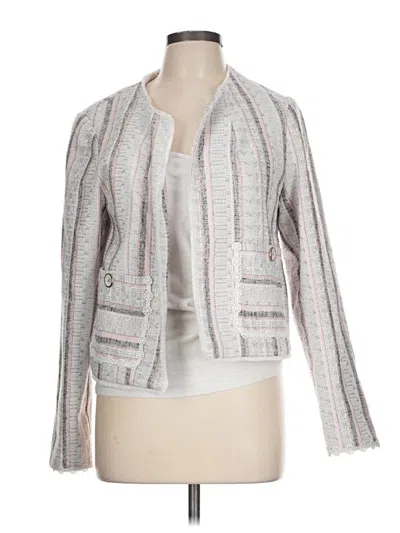 Pre-owned Laundry By Shelli Segal Blazer Jacket In Silver