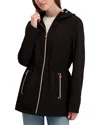 Laundry By Shelli Segal Bonded Softshell Jacket In Black