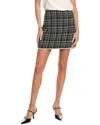 Laundry By Shelli Segal Boucle Mini Skirt In Black