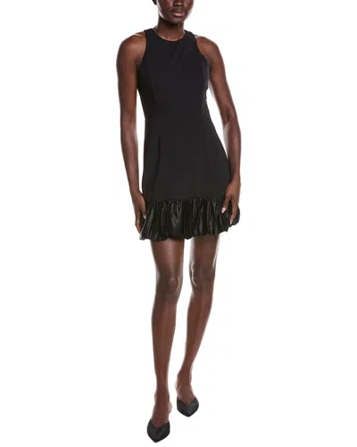Laundry By Shelli Segal Bubble Hem Dress In Black