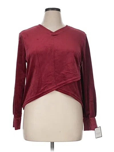Pre-owned Laundry By Shelli Segal Cardigan Sweater In Burgundy