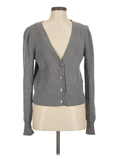 Pre-owned Laundry By Shelli Segal Cardigan Sweater In Gray