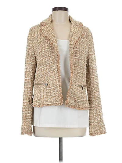 Pre-owned Laundry By Shelli Segal Cardigan Sweater In Tan
