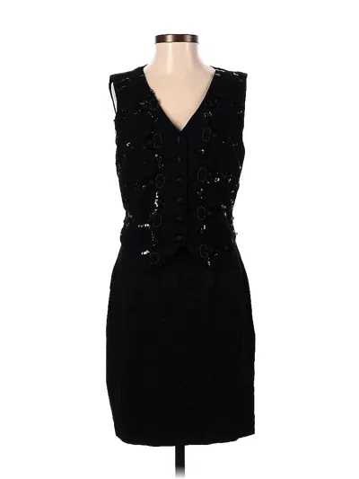 Pre-owned Laundry By Shelli Segal Casual Dress In Black