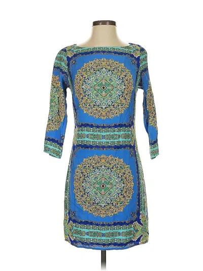 Pre-owned Laundry By Shelli Segal Casual Dress In Blue