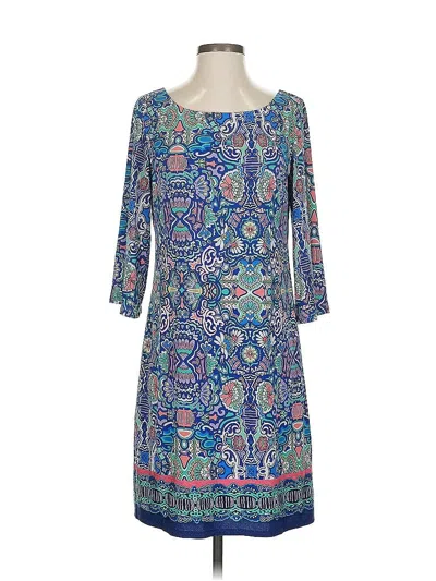 Pre-owned Laundry By Shelli Segal Casual Dress In Blue