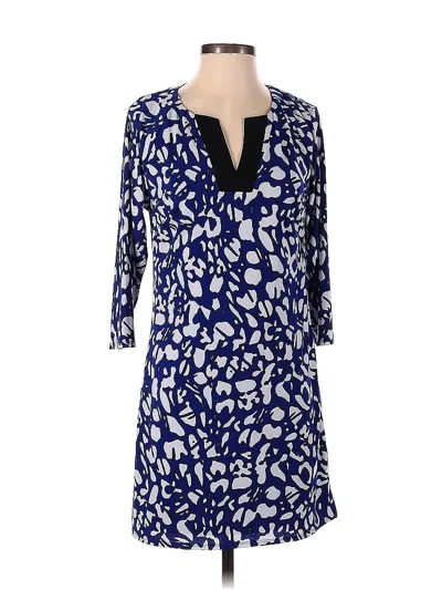 Pre-owned Laundry By Shelli Segal Casual Dress In Blue