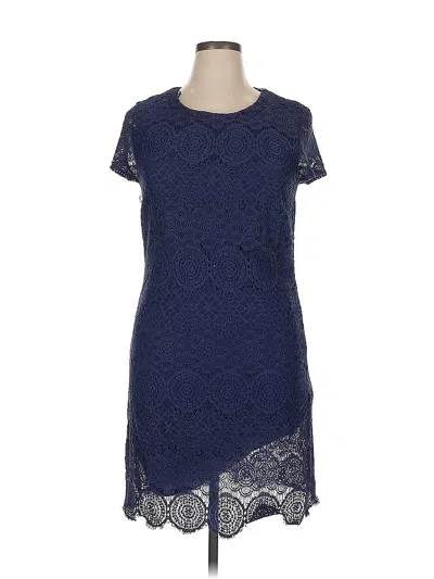 Pre-owned Laundry By Shelli Segal Casual Dress In Blue
