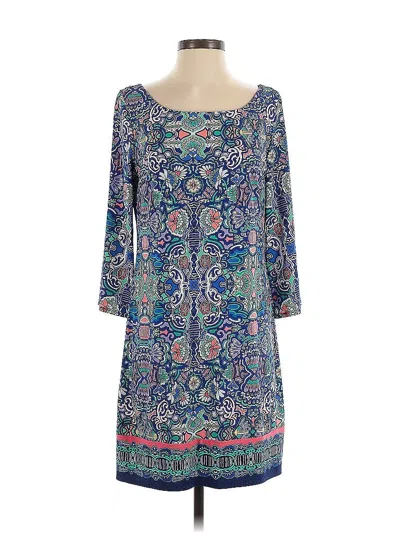 Pre-owned Laundry By Shelli Segal Casual Dress In Blue