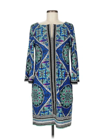 Pre-owned Laundry By Shelli Segal Casual Dress In Blue