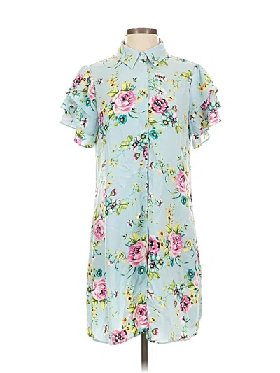 Pre-owned Laundry By Shelli Segal Casual Dress In Blue