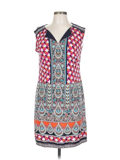 Pre-owned Laundry By Shelli Segal Casual Dress In Blue