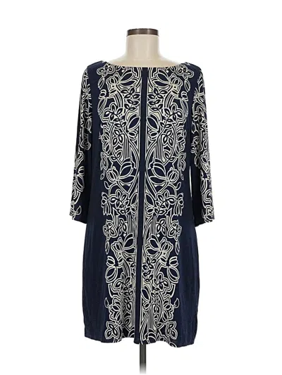 Pre-owned Laundry By Shelli Segal Casual Dress In Blue