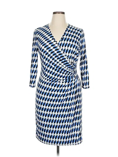 Pre-owned Laundry By Shelli Segal Casual Dress In Blue