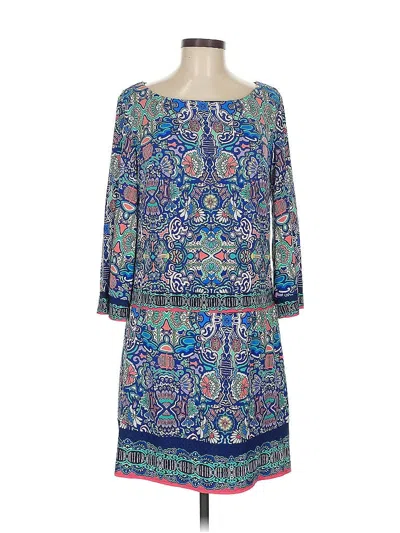 Pre-owned Laundry By Shelli Segal Casual Dress In Blue