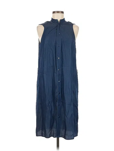 Pre-owned Laundry By Shelli Segal Casual Dress In Blue