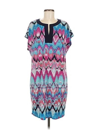 Pre-owned Laundry By Shelli Segal Casual Dress In Blue