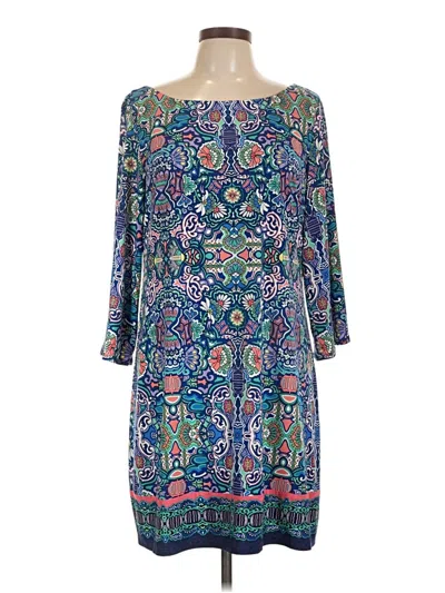 Pre-owned Laundry By Shelli Segal Casual Dress In Blue