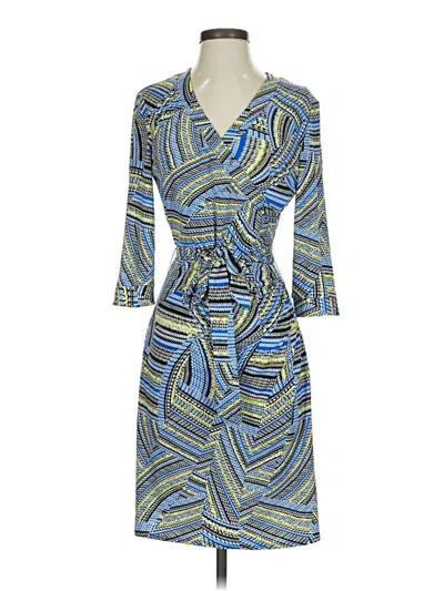 Pre-owned Laundry By Shelli Segal Casual Dress In Blue