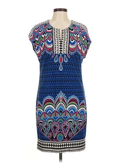 Pre-owned Laundry By Shelli Segal Casual Dress In Blue